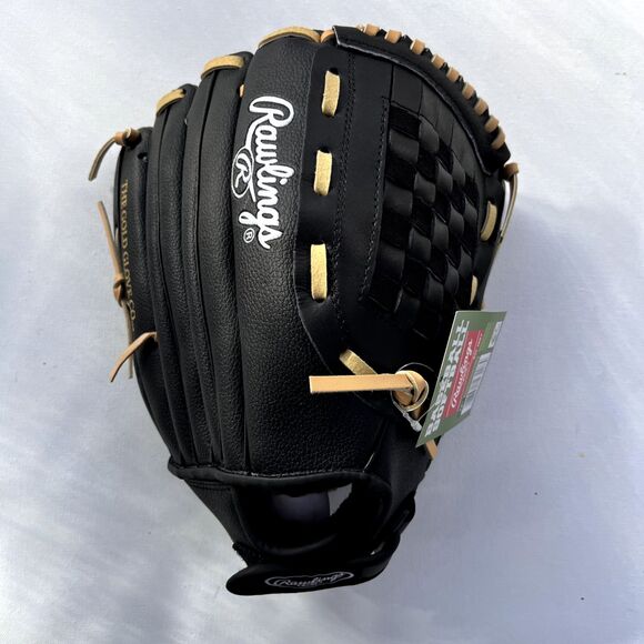 Rawlings RSB SS13W 13" Softball Glove RHT Basket-Web Leather Palm ZeroShock - Picture 4 of 10